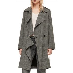 AllSaints Baxley Mac a dream trench coat